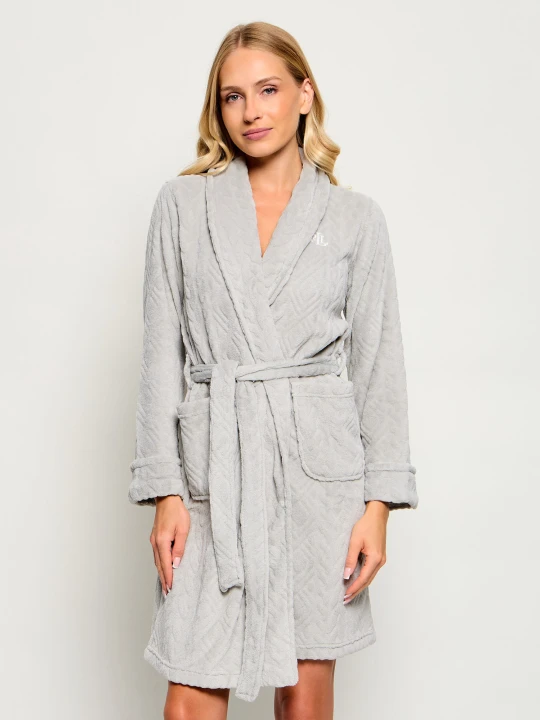 Zdjęcie produktu LAUREN RALPH LAUREN Szlafrok szary