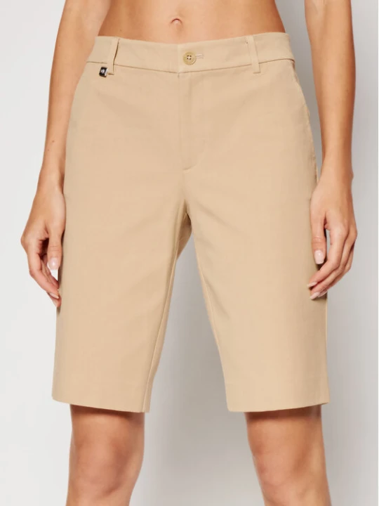 Zdjęcie produktu Lauren Ralph Lauren Szorty materiałowe 200661653009 Beżowy Regular Fit