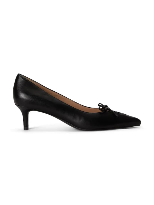 Zdjęcie produktu Lauren Ralph Lauren szpilki skórzane Adrienne czarny