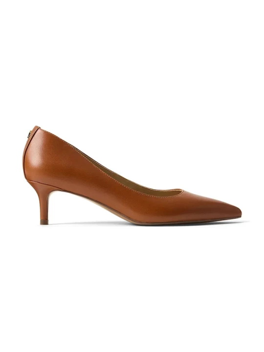 Zdjęcie produktu Lauren Ralph Lauren szpilki skórzane Adrienne brązowy