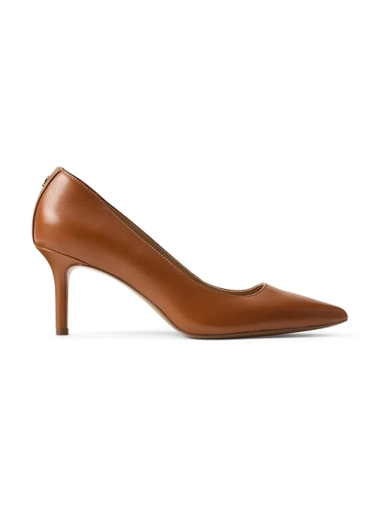 Zdjęcie produktu Lauren Ralph Lauren szpilki skórzane Lanette brązowy