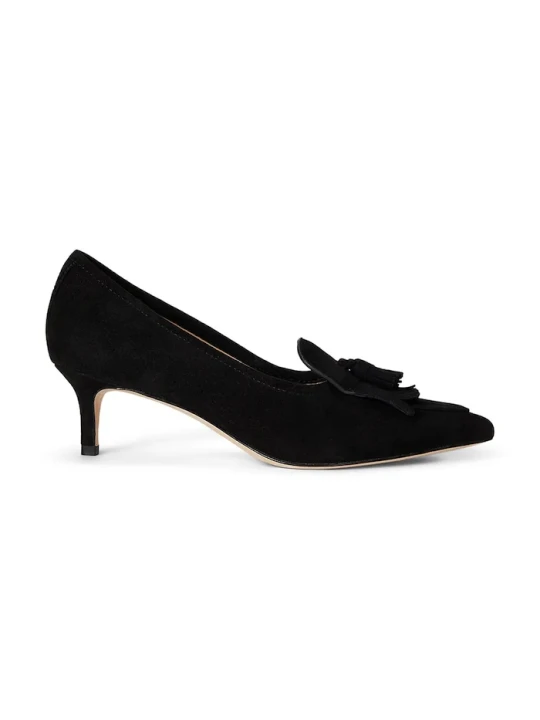 Zdjęcie produktu Lauren Ralph Lauren szpilki zamszowe Adrienne Klt czarny
