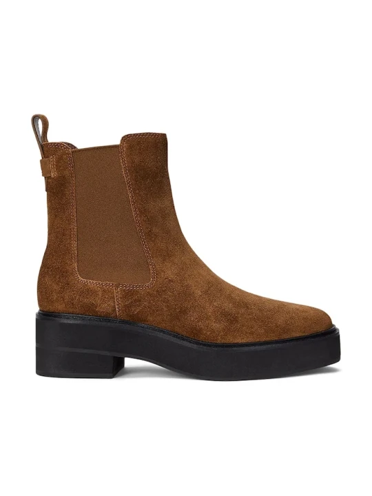 Zdjęcie produktu Lauren Ralph Lauren sztyblety zamszowe Adrianna brązowy