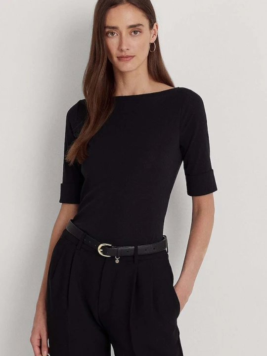 Zdjęcie produktu Lauren Ralph Lauren - T-shirt 200654963001 czarny