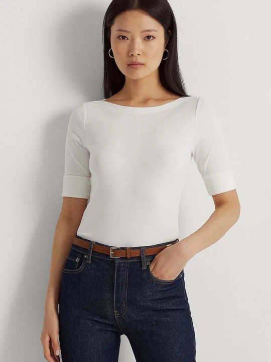 Zdjęcie produktu Lauren Ralph Lauren - T-shirt 200654963007 biały