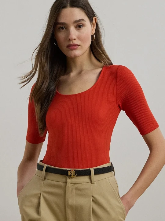 Zdjęcie produktu Lauren Ralph Lauren t-shirt czerwony