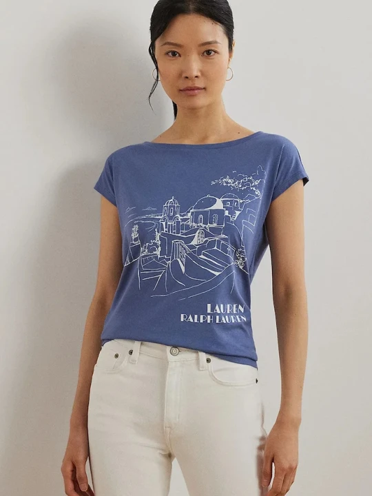 Zdjęcie produktu Lauren Ralph Lauren t-shirt niebieski