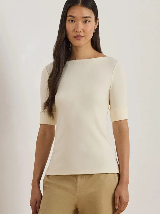 Zdjęcie produktu Lauren Ralph Lauren t-shirt beżowy