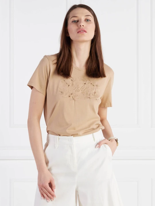 Zdjęcie produktu LAUREN RALPH LAUREN T-shirt KATLIN | Regular Fit brązowy