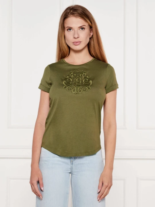 Zdjęcie produktu LAUREN RALPH LAUREN T-shirt PIMA | Relaxed fit khaki