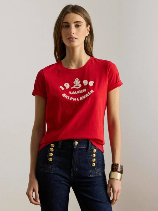 Zdjęcie produktu LAUREN RALPH LAUREN T-shirt | Regular Fit czerwony