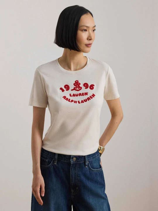 Zdjęcie produktu LAUREN RALPH LAUREN T-shirt | Regular Fit kremowy
