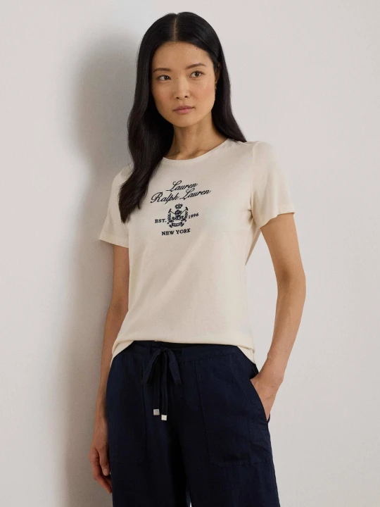 Zdjęcie produktu LAUREN RALPH LAUREN T-shirt | Regular Fit kremowy