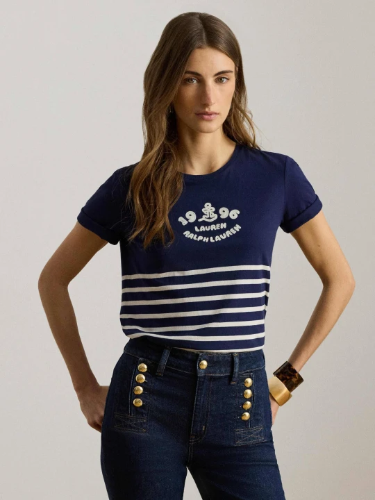Zdjęcie produktu LAUREN RALPH LAUREN T-shirt | Relaxed fit granatowy