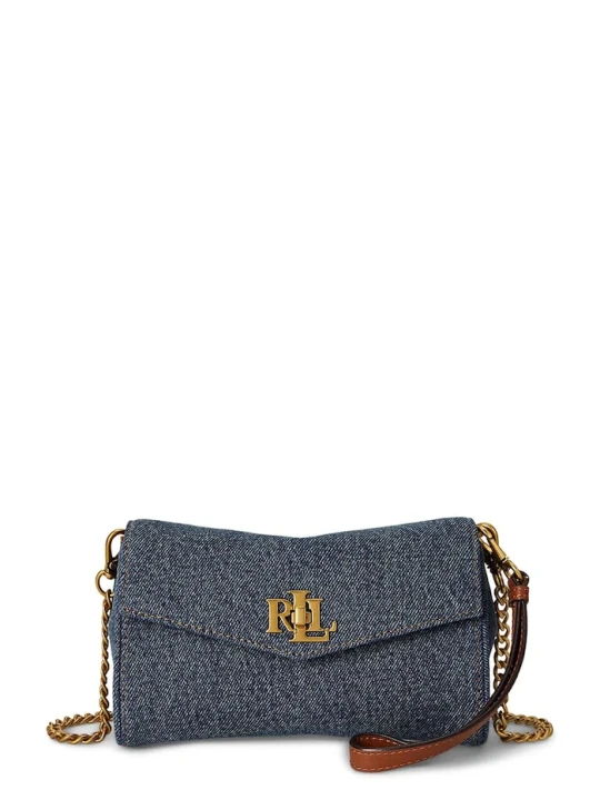 Zdjęcie produktu Lauren Ralph Lauren torebka crossbody damska jeansowa niebieski