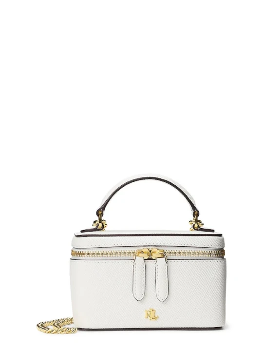 Zdjęcie produktu Lauren Ralph Lauren torebka crossbody damska skórzana biały