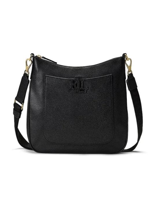 Zdjęcie produktu Lauren Ralph Lauren torebka crossbody damska skórzana czarny