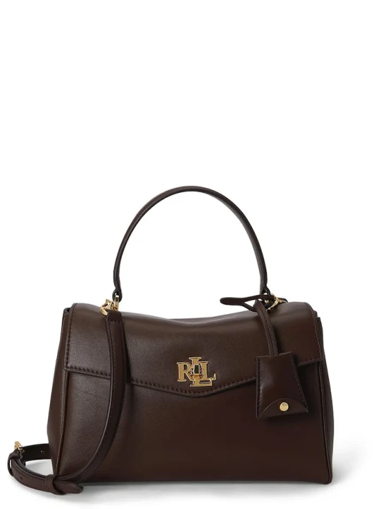 Zdjęcie produktu Lauren Ralph Lauren torebka crossbody damska skórzana brązowy