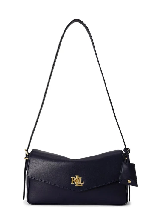 Zdjęcie produktu Lauren Ralph Lauren torebka crossbody damska skórzana granatowy