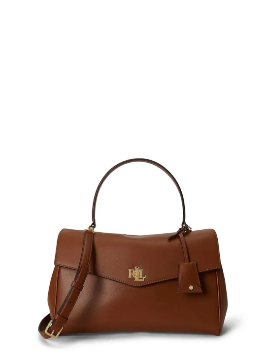 Zdjęcie produktu Lauren Ralph Lauren torebka damska skórzana brązowy