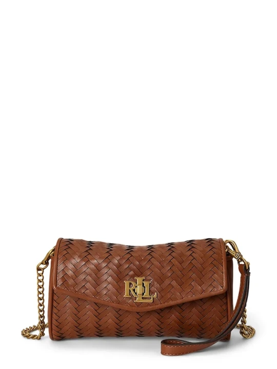 Zdjęcie produktu Lauren Ralph Lauren torebka damska skórzana brązowy