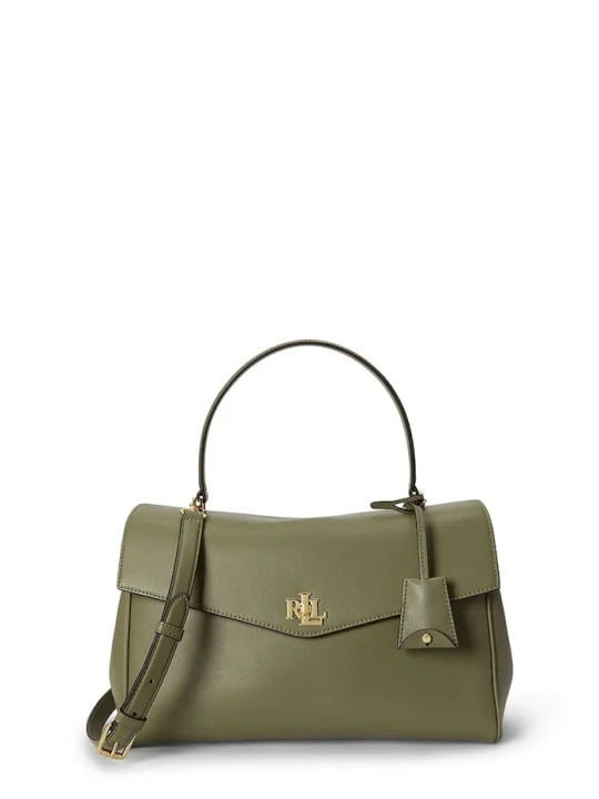 Zdjęcie produktu Lauren Ralph Lauren torebka damska skórzana zielony