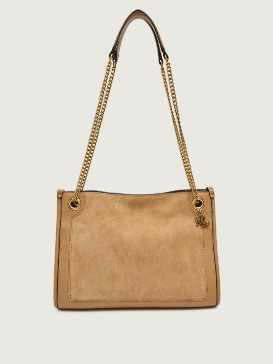 Zdjęcie produktu LAUREN RALPH LAUREN Torebka na ramię Bradley | zamsz camel