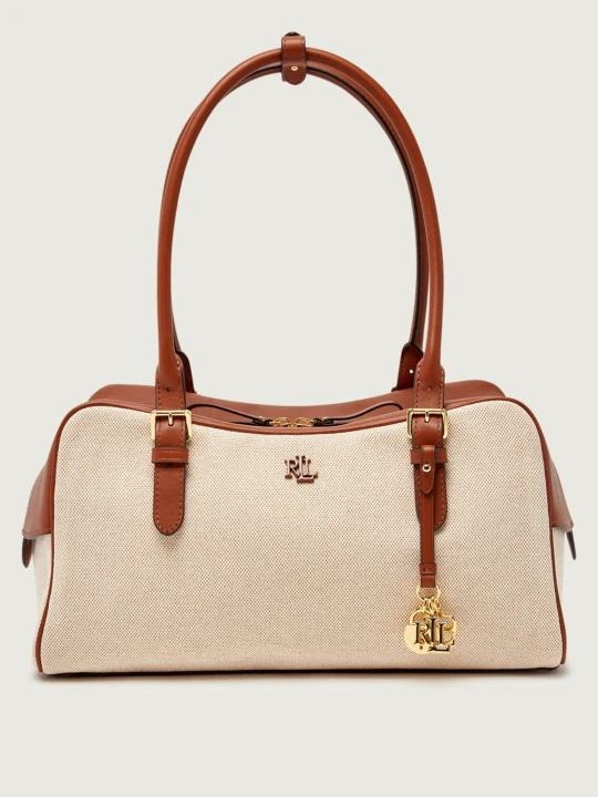 Zdjęcie produktu LAUREN RALPH LAUREN Torebka na ramię MARCY | z dodatkiem skóry beżowy