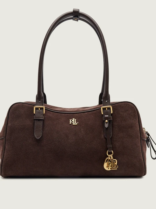 Zdjęcie produktu LAUREN RALPH LAUREN Torebka na ramię Marcy | zamsz brązowy
