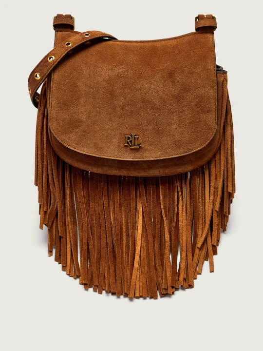 Zdjęcie produktu LAUREN RALPH LAUREN Torebka na ramię Marcy | zamsz brązowy