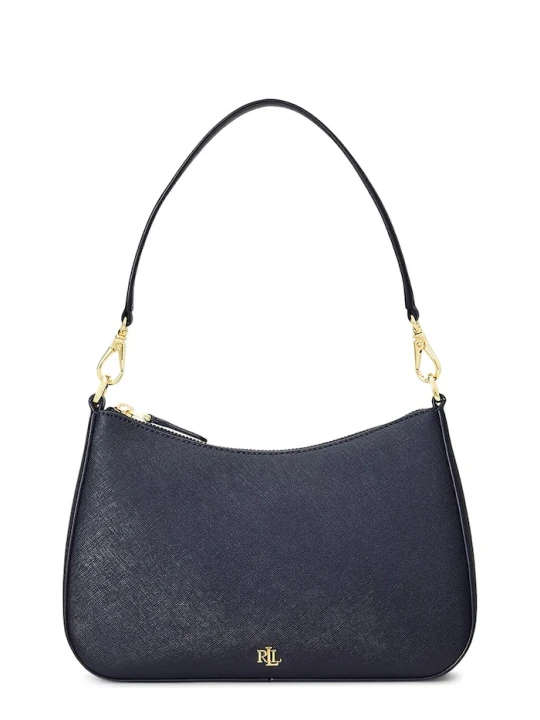 Zdjęcie produktu Lauren Ralph Lauren torebka hobo damska skórzana granatowy