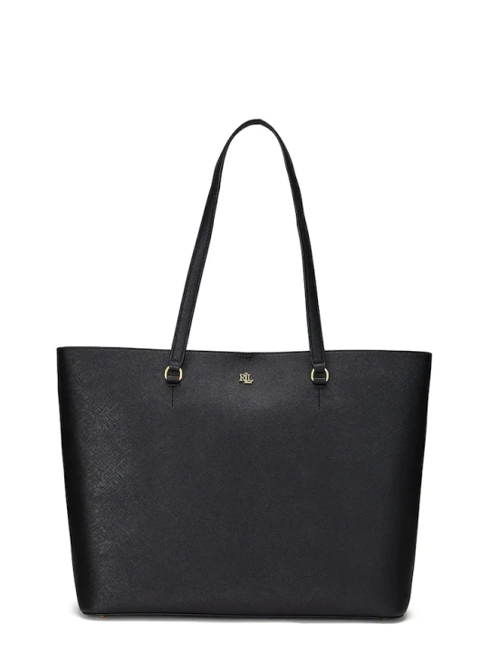 Zdjęcie produktu Lauren Ralph Lauren torebka shopper damska skórzana czarny