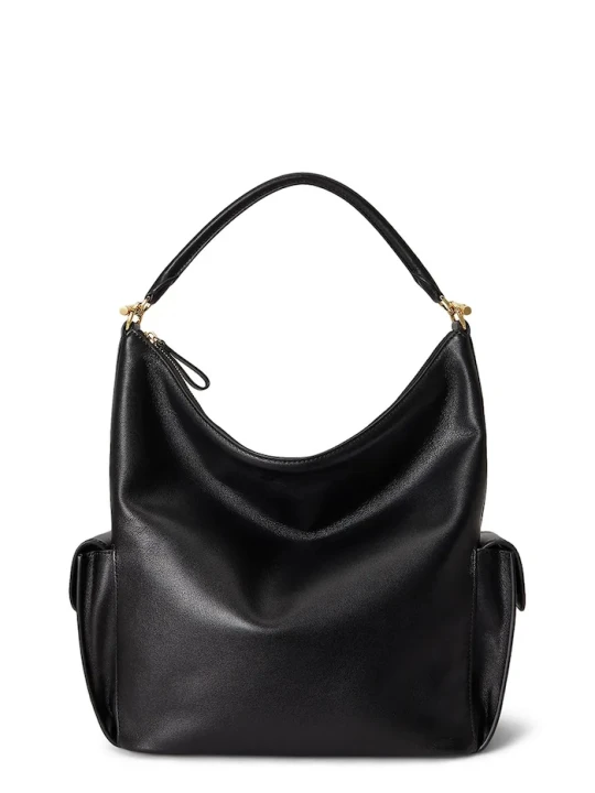 Zdjęcie produktu Lauren Ralph Lauren torebka tote damska skórzana czarny