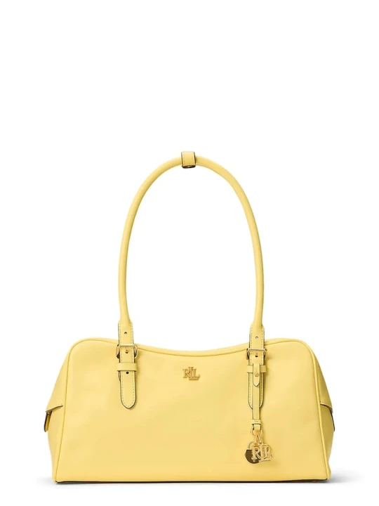 Zdjęcie produktu Lauren Ralph Lauren torebka bagietka damska skórzana żółty