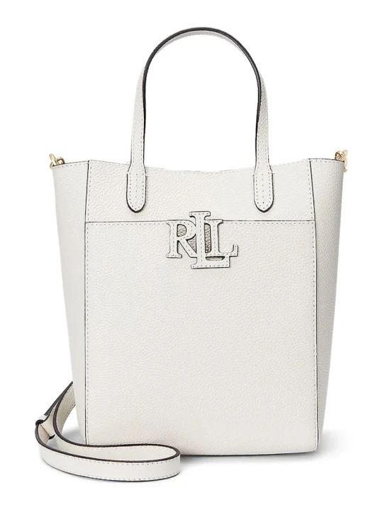 Zdjęcie produktu Lauren Ralph Lauren torebka skórzana biały