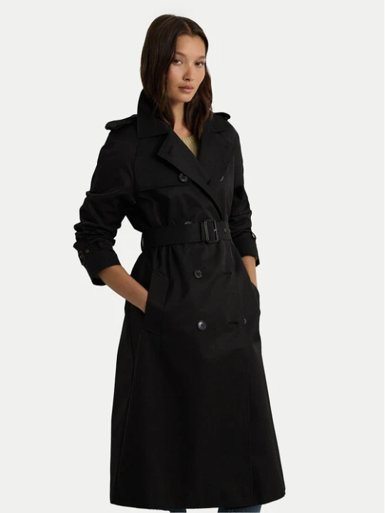 Zdjęcie produktu Lauren Ralph Lauren Trencz 297951259001 Czarny Straight Fit