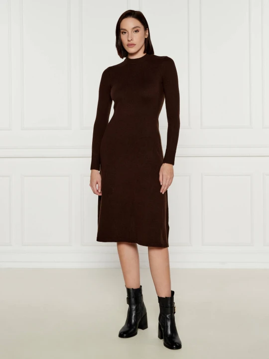 Zdjęcie produktu LAUREN RALPH LAUREN Wełniana sukienka brązowy