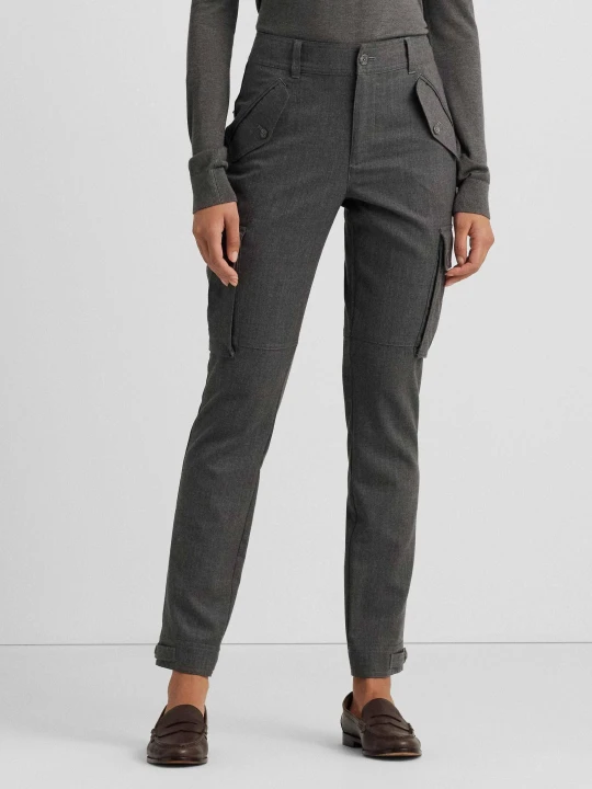 Zdjęcie produktu LAUREN RALPH LAUREN Wełniane spodnie cargo | Skinny fit