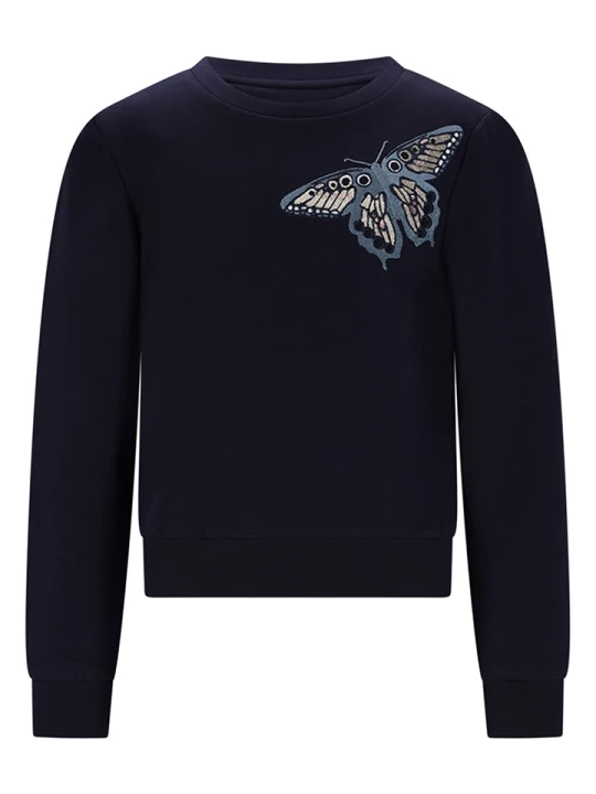 Zdjęcie produktu Le Chic Bluza "Odette" w kolorze granatowym rozmiar: 128