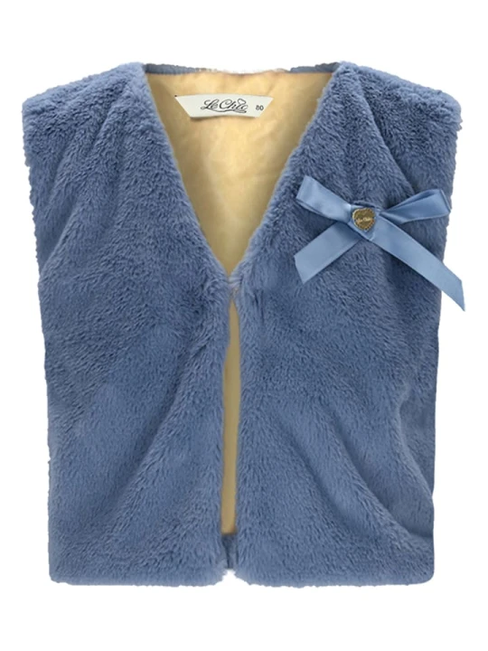 Zdjęcie produktu Le Chic Kamizelka "Eloisa" w kolorze niebieskim rozmiar: 146 / 152