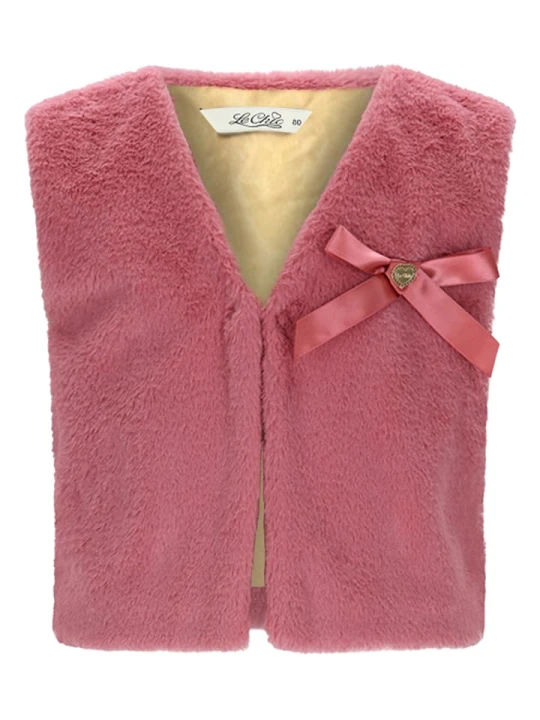 Zdjęcie produktu Le Chic Kamizelka "Eloisa" w kolorze różowym rozmiar: 122 / 128
