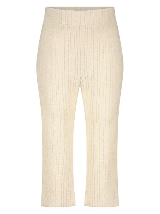Zdjęcie produktu Le Chic Legginsy "Dabsy" w kolorze kremowym rozmiar: 92