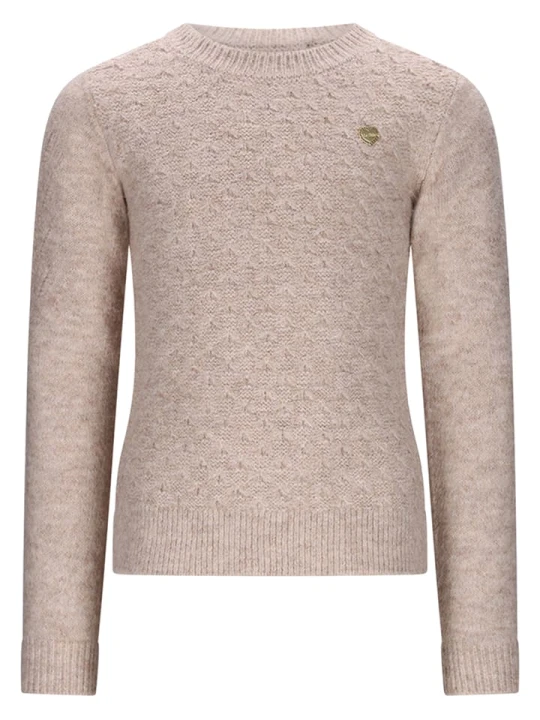 Zdjęcie produktu Le Chic Sweter "Okido" w kolorze beżowym rozmiar: 146 / 152