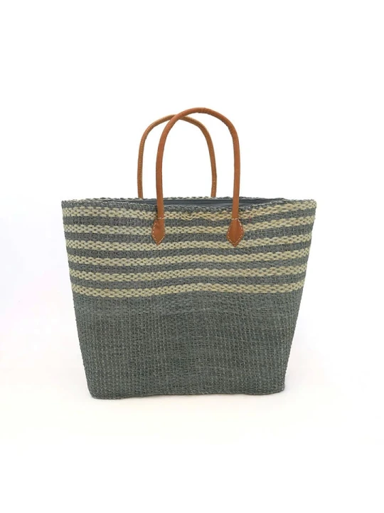 Zdjęcie produktu Le Comptoir de la Plage Torba plażowa "Amoroni" w kolorze szarym - 35 x 35 x 20 cm rozmiar: onesize