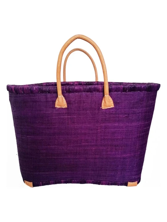 Zdjęcie produktu Le Comptoir de la Plage Torba plażowa "Morondova" w kolorze fioletowym - 50 x 35 x 20 cm rozmiar: onesize