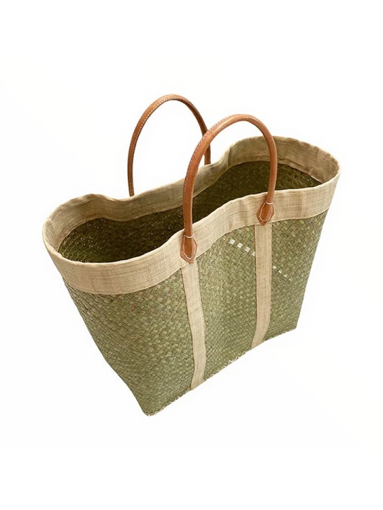 Zdjęcie produktu Le Comptoir de la Plage Torba plażowa "Tsimgy" w kolorze beżowo-kremowym - 40 x 30 x 20 cm rozmiar: onesize