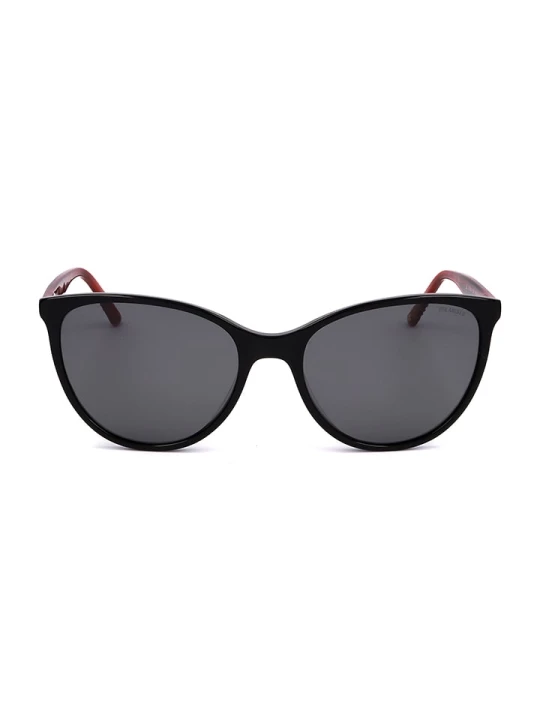 Zdjęcie produktu Le Coq Sportif Damskie okulary przeciwsłoneczne w kolorze czarno-czerwonym rozmiar: 55
