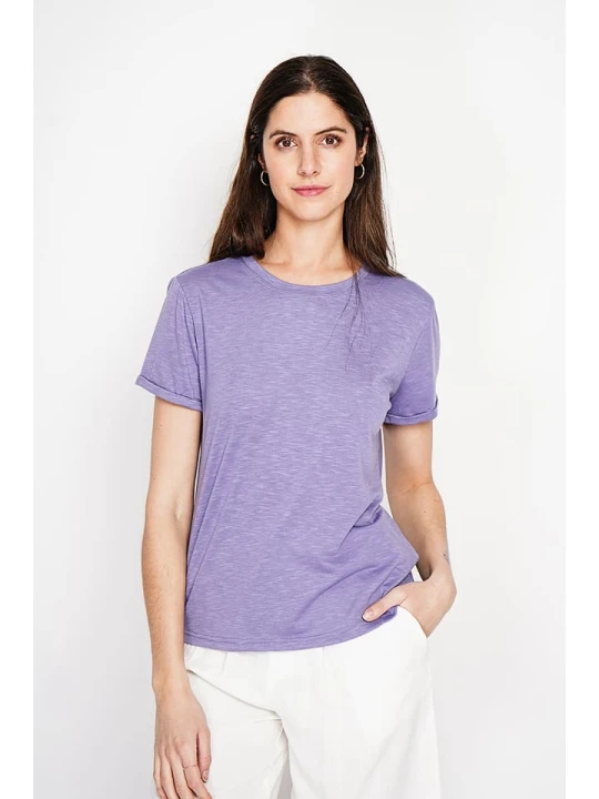 Zdjęcie produktu Le Jardin du Lin Koszulka w kolorze fioletowym rozmiar: 36