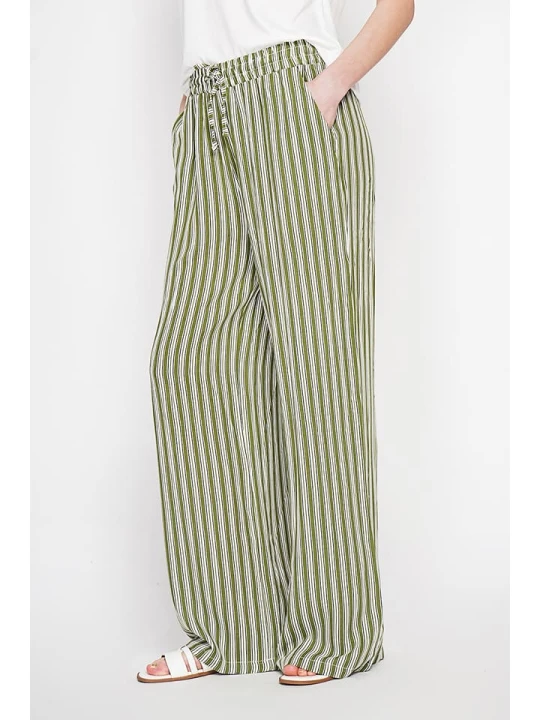 Zdjęcie produktu Le Jardin du Lin Spodnie w kolorze khaki rozmiar: 34