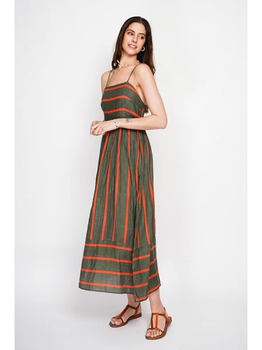 Zdjęcie produktu Le Jardin du Lin Sukienka w kolorze khaki rozmiar: 38